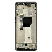 Motorola Edge 40 Neo 5G - LCD display + Touch Unit + Front Cover Black 5D68C23158 (Original Service Pack)