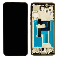 Motorola Edge 50 Neo (XT2409) - LCD display + Touch Unit + Front Cover Latte 5D68C28693 (Original Service Pack)
