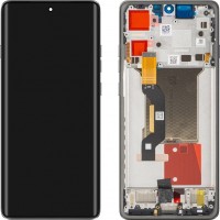 Motorola Edge 60 Pro - LCD display + Touch Unit + Front Cover Grey 5D68C30045 (Original Service Pack)