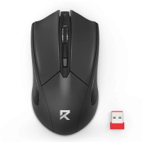 Ασύρματο Ποντίκι Redragon BM-2463 με δέκτη USB 2,4GHz και ρυθμιζόμενο DPI (Μαύρο)