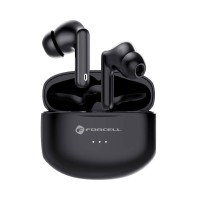 Wireless earphones Forcell F-Audio Clear Sound TWS black