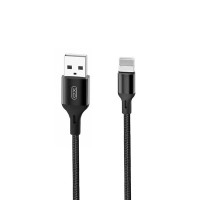 XO Cable USB-A - Lightning, 2m, 2A, NB143 black