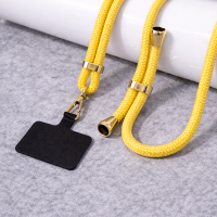 Pink Sand Ρυθμιζόμενο λουράκι τηλεφώνου 160cm, κρεμαστό λουράκι για κινητό τηλέφωνο με χρυσά τελειώματα. Κωδ.107