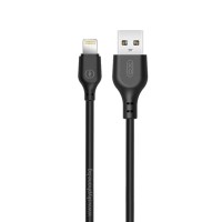 XO Cable USB-A - Lightning, 2m, 2.1A, NB103 black
