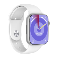 Platinet PSMART29W Aluminium 44mm Smartwatch με Παλμογράφο (Λευκό)