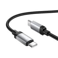 Cable USB-C to USB-C Hoco 3A 60W 1m X117 black