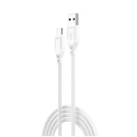 XO Cable USB-A - Type-C, 1m 2.4A, white - NB235