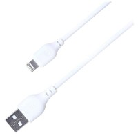 XO Cable USB-A - Lightning, 1m, 2.1A, NB103 white