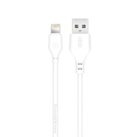 XO Cable USB-A - Lightning, 2m, 2.1A, NB103 white