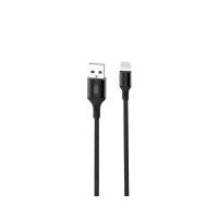 XO Cable USB-A - Lightning, 1m, 2A, NB143 black