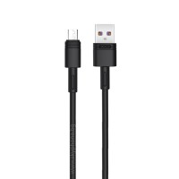 XO Cable USB-A - Micro USB, 1m, 5A, NB-Q166 black