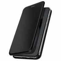 Flip Book Case SAMSUNG A12 Internal Magnet Stand Function Eco-leather Texture Microfiber Silicone Interior 360° Black