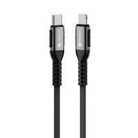 Cable USB-C to Lightning Forcell F-Energy PD 3A 27W Cafule 0,5m C259 black