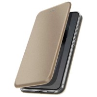 Flip Book Case SAMSUNG A72 Internal Magnet Stand Function Eco-leather Texture Microfiber Silicone Interior 360° Gold