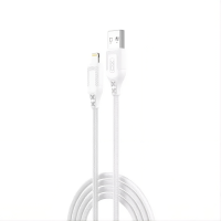 XO Cable USB-A - Lightning, 1m, 2.4A, white - NB235