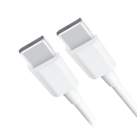 XO Nb-q189b USB 2.0 Cable USB-C male - USB-C 60W Λευκό 2m 3.3.84 (Bulk)