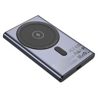 Hoco Powerbank compatible withMagSafe 5000 mAhQC PD 20W Q32 metal gray
