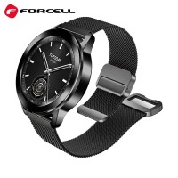Forcell Strap to Samsung Galaxy Watch F-Design FS11 magnetic steel 22mm black