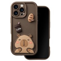 Ultra Trendy 3D case for iPhone 15 6,1" capybara