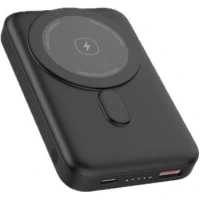 Platinet Power Bank 10000mAh 20W και 15W Ασύρματης Φόρτισης με Θύρα USB-A και Θύρα USB-C Power Delivery (PMPB10WR20B)