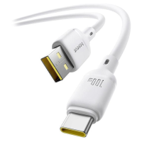 Baseus USB-A to USB-C Cable Silky, 100W, 5A, 1m, White P10377703213-00