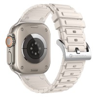 Forcell Strap to Apple Watch F-Design FA06 silicone holes 38 / 40 / 41 mm white