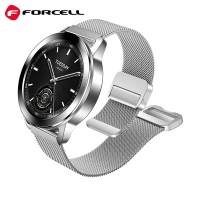 Forcell Strap to Samsung Galaxy Watch F-Design FS11 magnetic steel 20mm silver