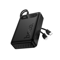 Hoco Powerbank 20000 mAhQC PD 2A 22,5W with built-incables USB C + Lightning J171A black