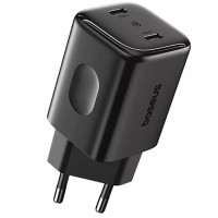 BASEUS 220V 45W, 2xUSB-C, PicoGo AN13 /black/ - E0121F00