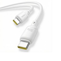 Baseus USB-C to USB-C Cable Silky, 100W, 5A, 1m, White P10377704213-00