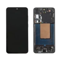 Samsung S926 Galaxy S24 Plus - LCD display + Touch + Front Cover Black Original (Service Pack)