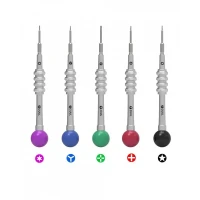 Everyday Screw Screwdrivers Set 5 in 1 (2.5mm Convex Cross / Torx T2 / Tri-point / PH000 1.2mm /0.8mm P2) (2UUL)