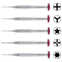 iFlying 2D Precision Screwdriver Kit (Crosshead1.2mm / Tri-Point Y0.6 / Pentalobe 0.8mm / 2.5mm Convex Cross / Torx T2) (Qianli)