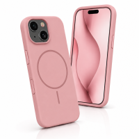 Silicone Thin Mag case for iPhone 12 / 12 Pro 6,1" rose