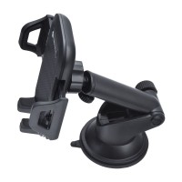 Forcell Car phone holder F-Grip Carbon Bracket mounting arm windshield / dashboard black