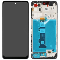 Motorola Moto G22 - LCD display + Touch Unit + Front Cover Black 5D68C20423 (Original Service Pack)