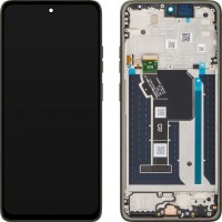 Motorola Moto G56 5G - LCD display + Touch Unit + Front Cover Dill Green 5D68C30207 (Original Service Pack)