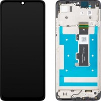 Motorola Moto G06 - LCD display + Touch Unit + Front Cover Black 5D68C31263 (Original Service Pack)