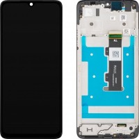 Motorola Moto G06 Power - LCD display + Touch Unit + Front Cover Black 5D68C31392 (Original Service Pack)