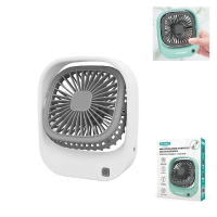 Box Fan Επαναφορτιζόμενος Ανεμιστήρας Με USB Λευκός