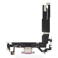 Charging Port Flex Cable For Apple iPhone 16 (Original Pulled) (Pink)
