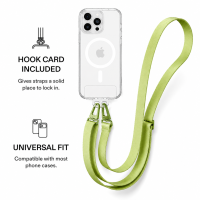 Ιμάντας Τηλεφώνου CarryHang Strap Λουράκι Λαιμού για Κινητά Universal Lime Green