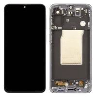 Samsung A576B Galaxy A57 5G – LCD display + Touch Unit + Front Cover Black Original GH82-39285A (Service Pack)