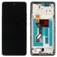 Motorola Moto G86 5G / G86 Power - LCD display + Touch Unit + Front Cover Black 5D68C30476 Original (Service Pack)