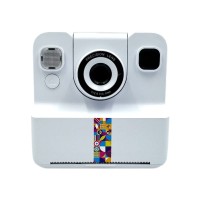 Kids Διπλή 1080p Full HD Camera με ενσωματωμένο θερμικό εκτυπωτή, εγγραφή βίντεο, mp3 player, υποδοχή SD λευκό
