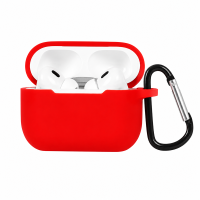 Θήκη Σιλικόνης με καραμπίνερ για AirPods 3 Κόκκινο