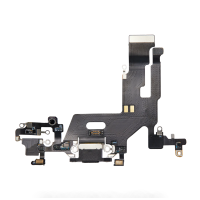 Charging Port Flex Cable For Apple iPhone 11 (Original Pulled) (Black)