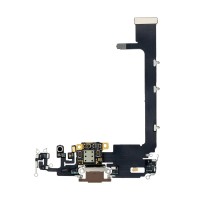 Charging Port Flex Cable With Board For Apple iPhone 11 Pro (Original Pulled) (Gold)