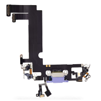Charging Port Flex Cable For Apple iPhone 12 Mini (Original Pulled) (Purple)