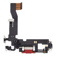 Charging Port Flex Cable For Apple iPhone 12 (Original Pulled) (Red)